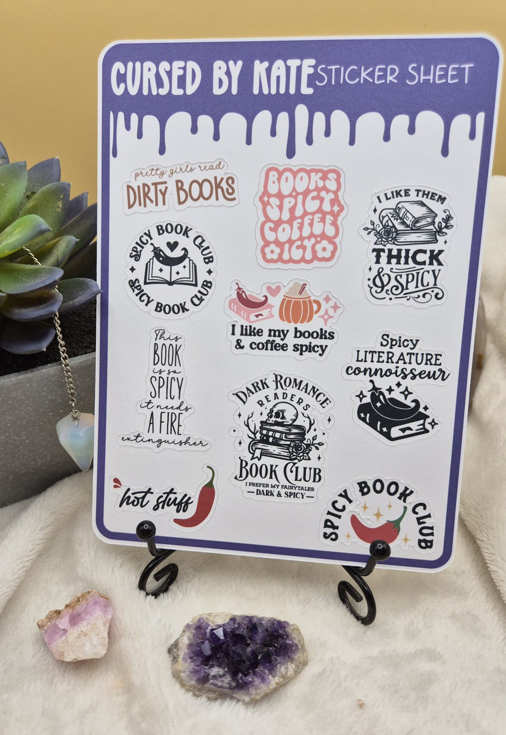 ''Good Girls Read Smut Sticker Sheets'' – BookTok Spicy Edition