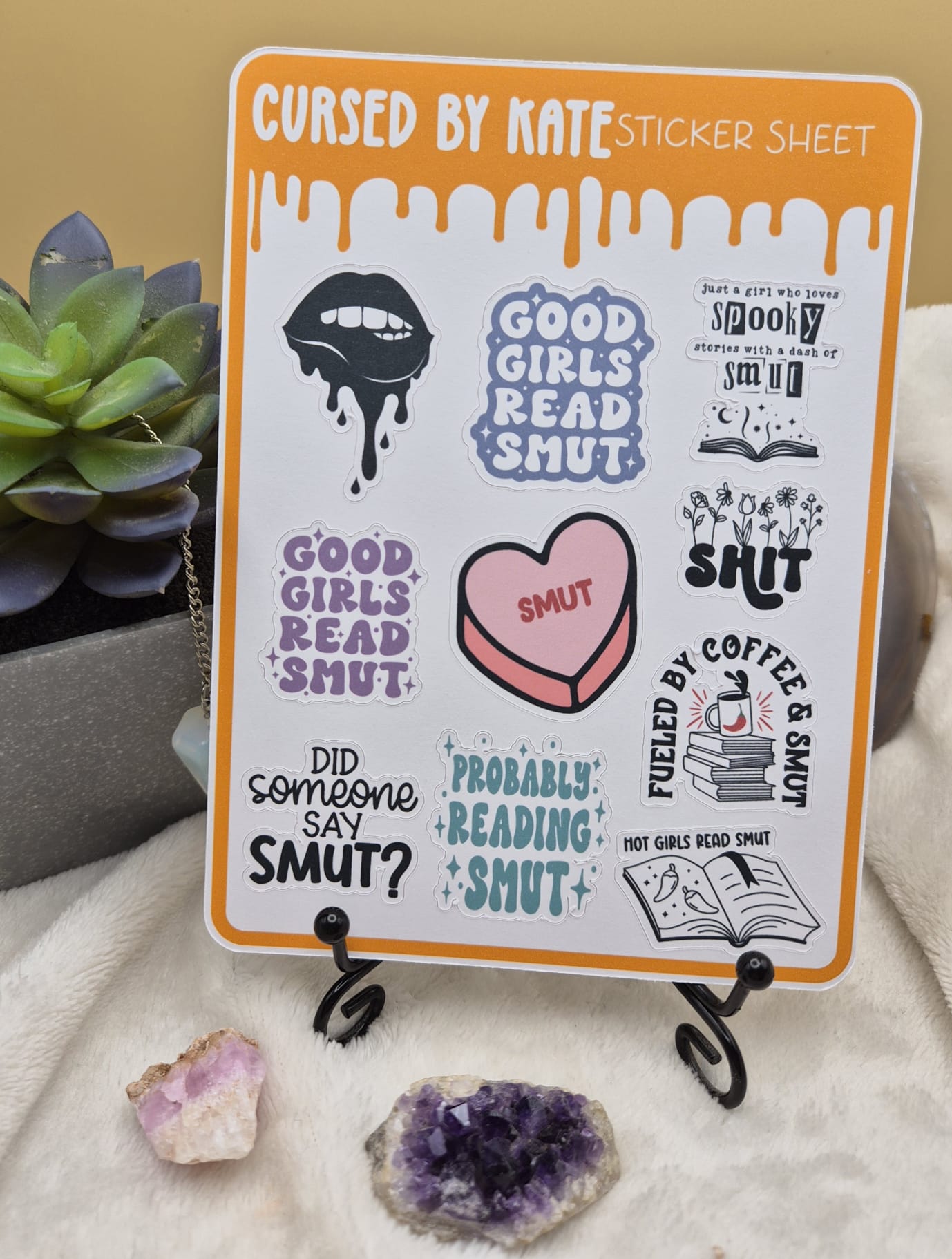 ''Good Girls Read Smut Sticker Sheets'' – BookTok Spicy Edition