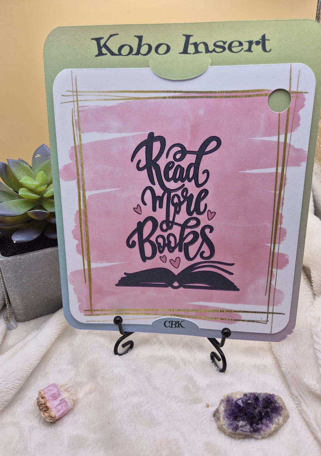 ''Read More Books'' Foiled Kobo Libra Colour Exclusive Insert