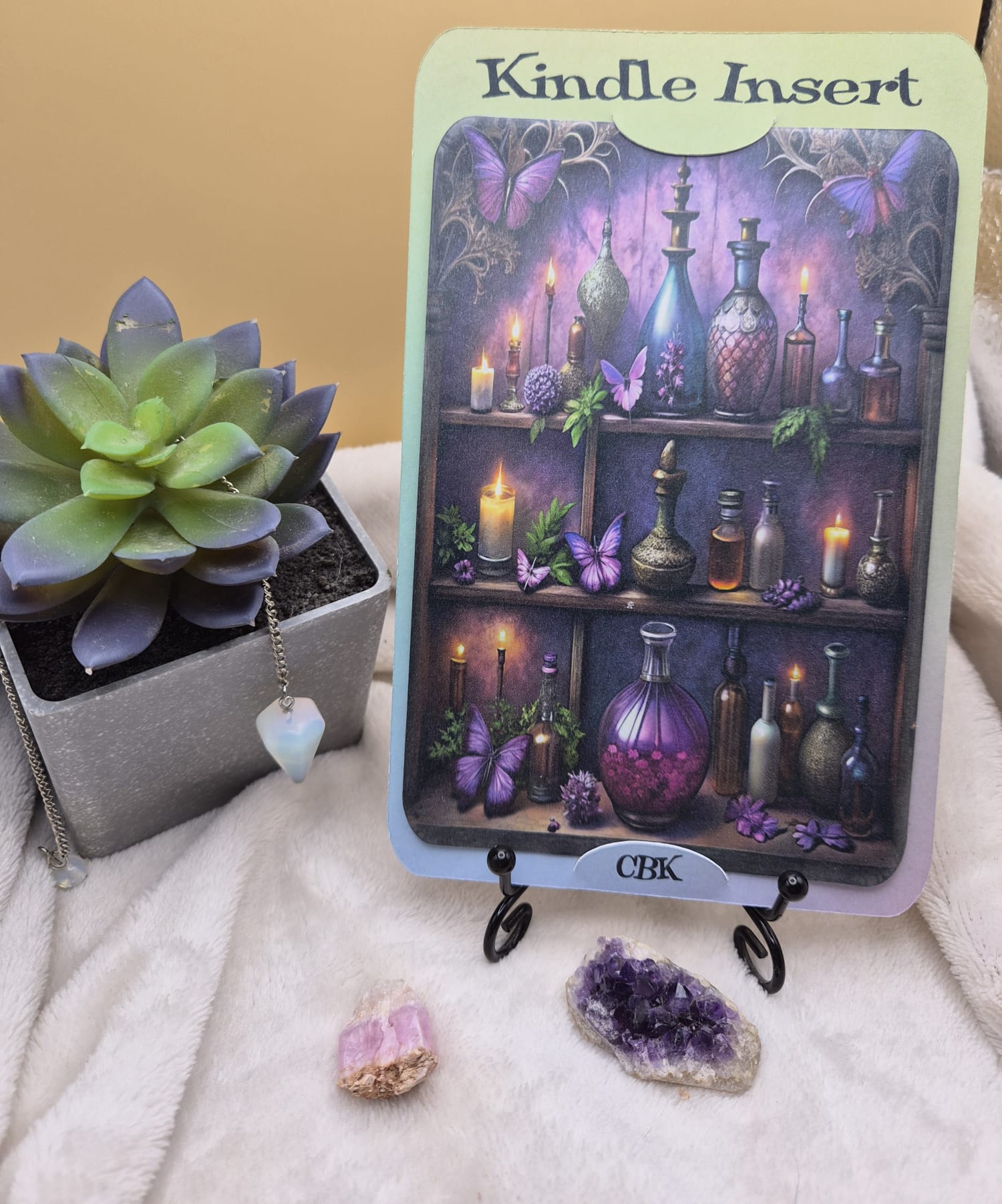 “The Violet Apothecary” E-reader Insert