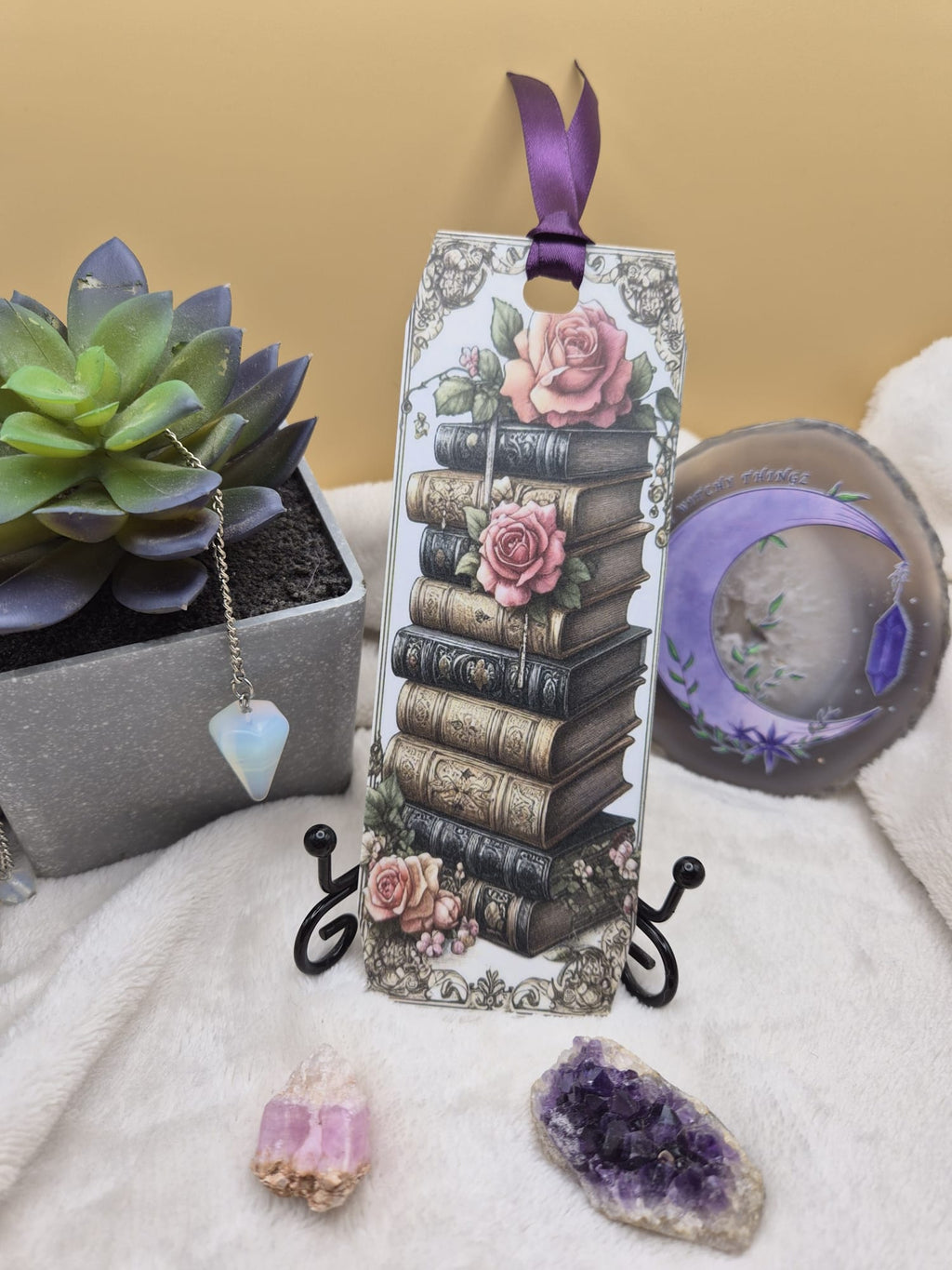 “Victorian Library Rose” Bookmark
