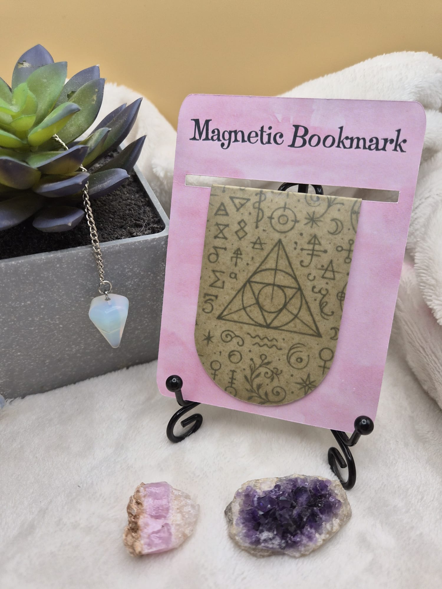 Mystical Symbols Magnetic Bookmark | Witchy Book Accessories | Gift for Readers | Book Lover