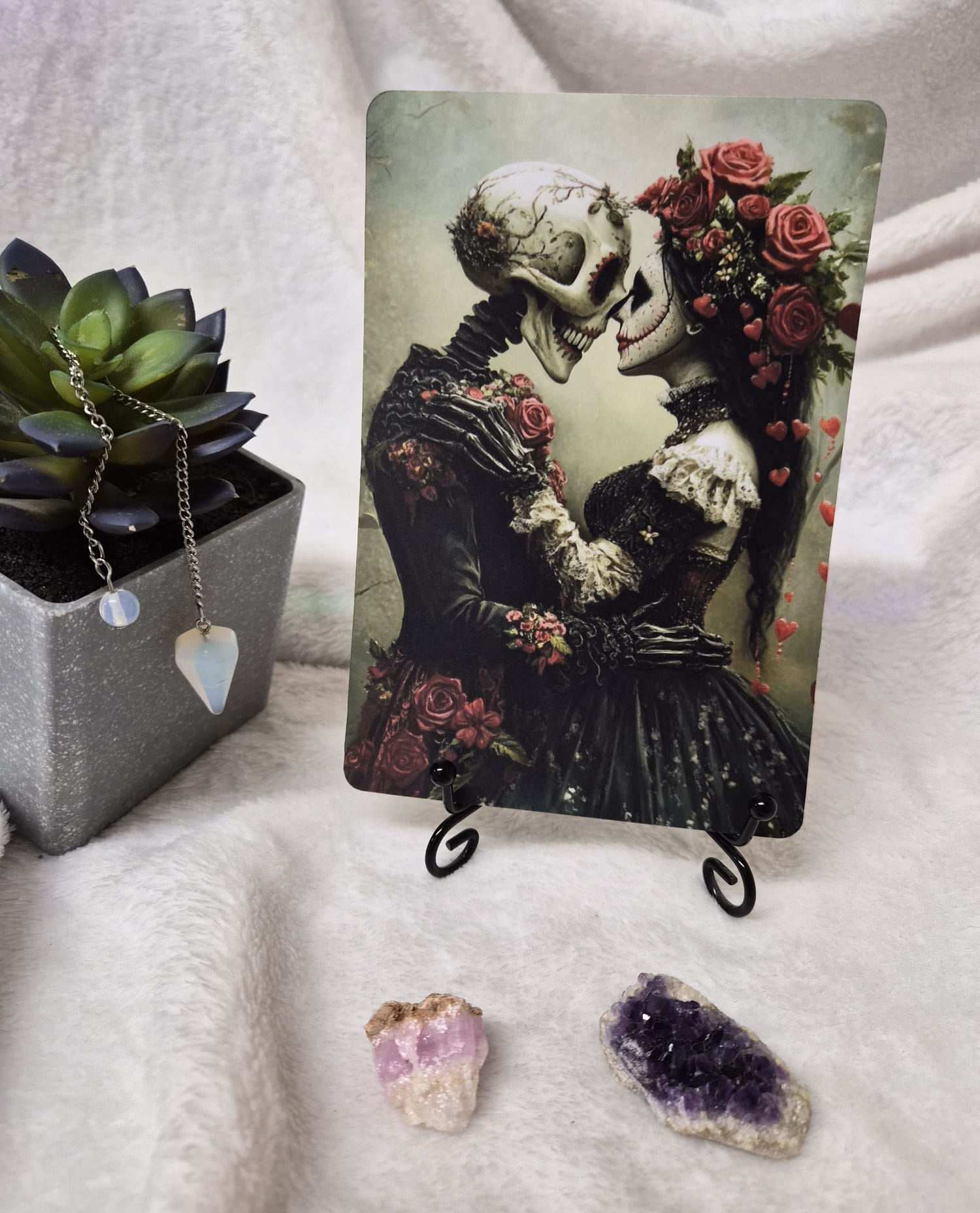 Kindle / Kobo Insert | Skeleton Lovers | Dark Romance Gothic | Gothic Valentine