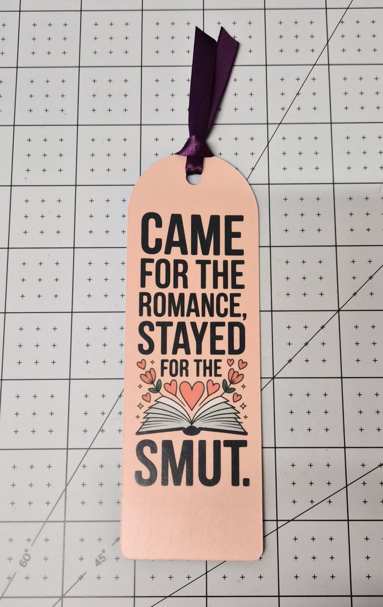 Came for the Romance Stayed for the Smut Bookmark | Funny Romance Reader Bookmark | Smut Book Lover Gift